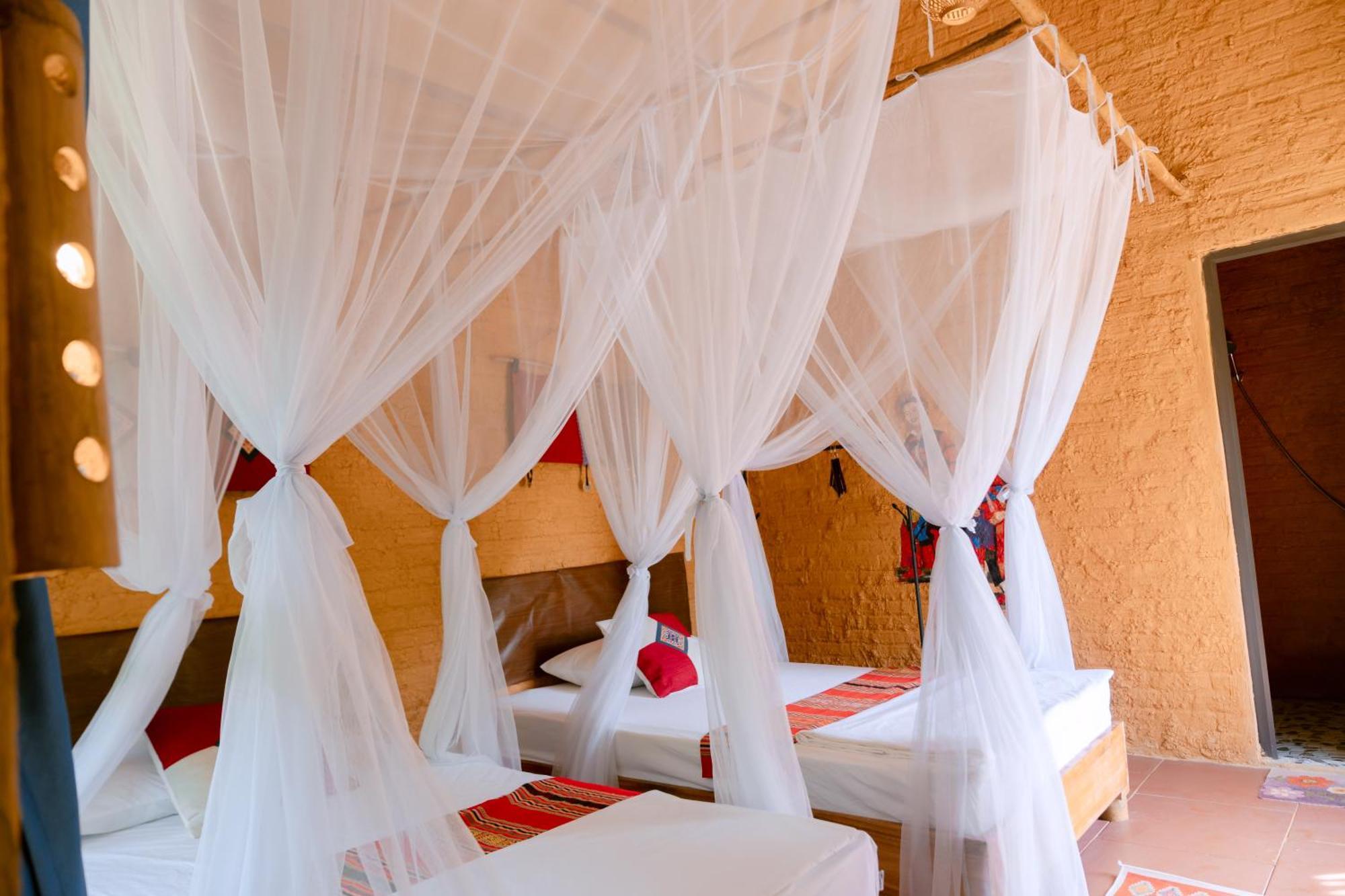 Pu Luong Homestay & Tours Huong Ba Thuoc Exterior foto