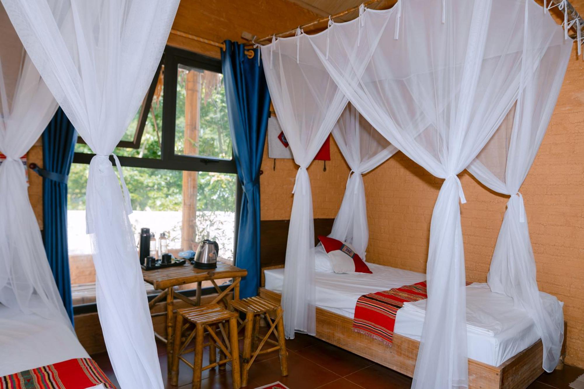 Pu Luong Homestay & Tours Huong Ba Thuoc Exterior foto