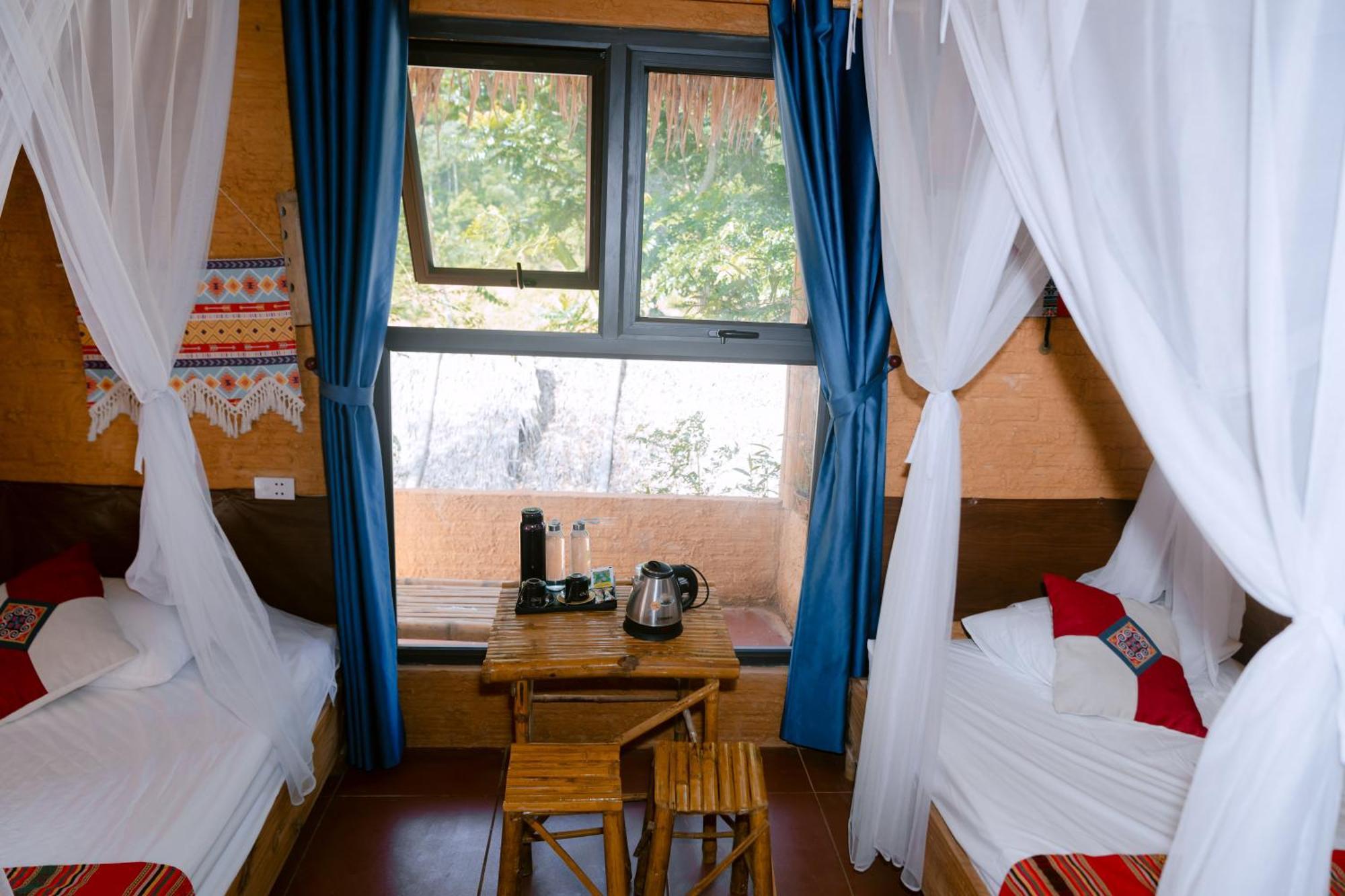 Pu Luong Homestay & Tours Huong Ba Thuoc Exterior foto