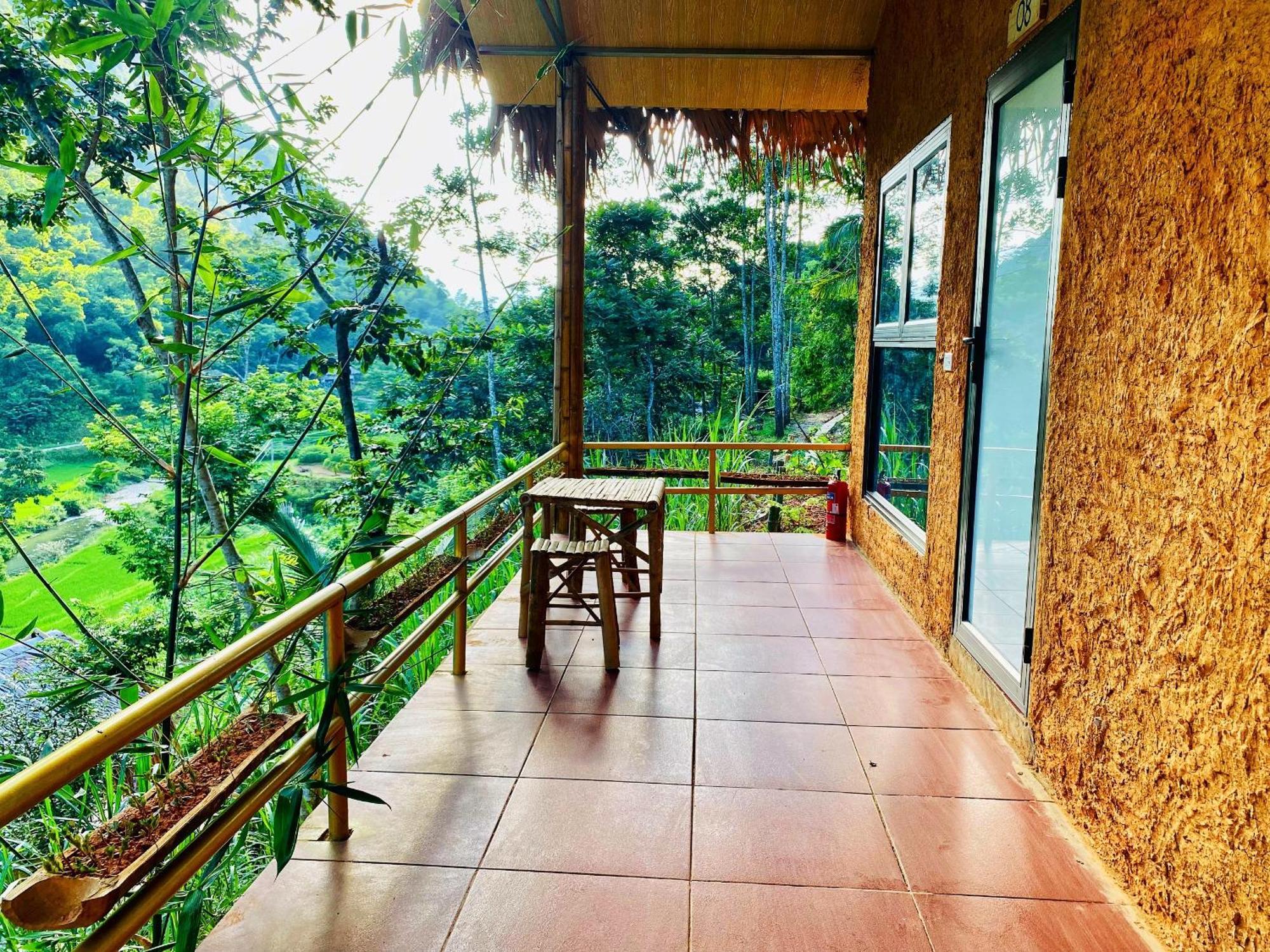 Pu Luong Homestay & Tours Huong Ba Thuoc Exterior foto