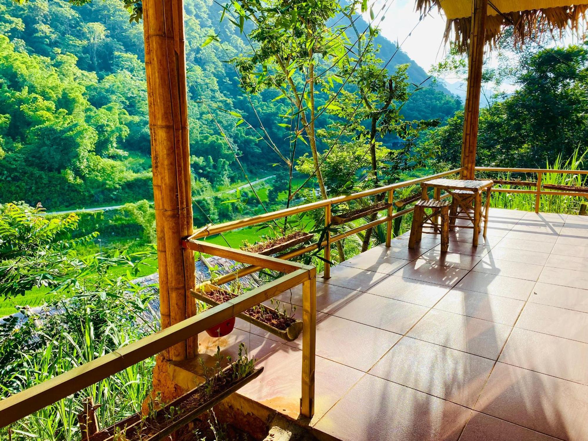 Pu Luong Homestay & Tours Huong Ba Thuoc Exterior foto