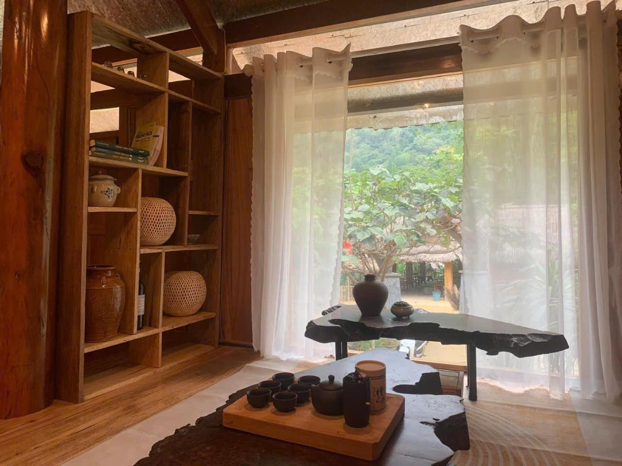 Pu Luong Homestay & Tours Huong Ba Thuoc Exterior foto