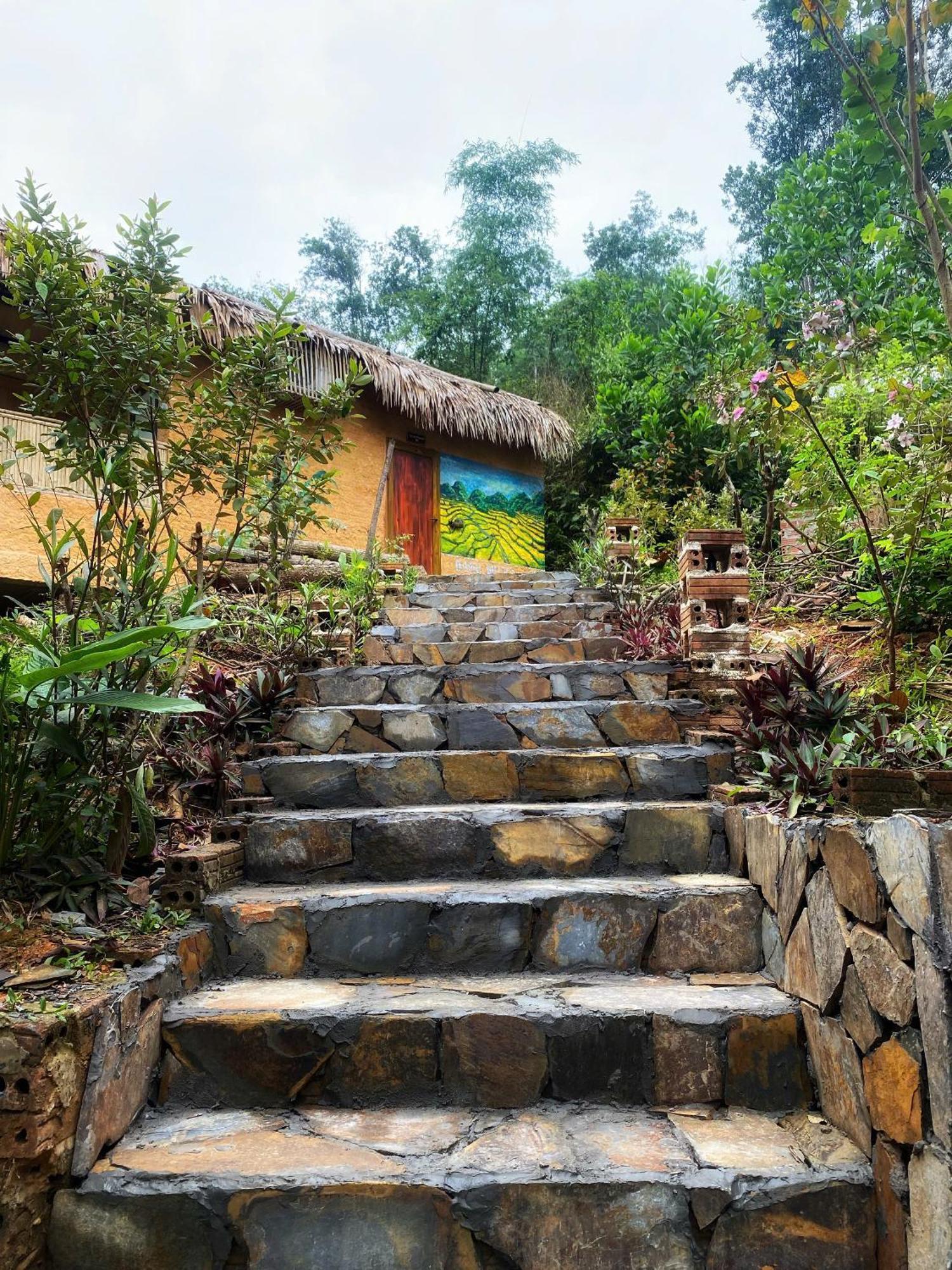 Pu Luong Homestay & Tours Huong Ba Thuoc Exterior foto